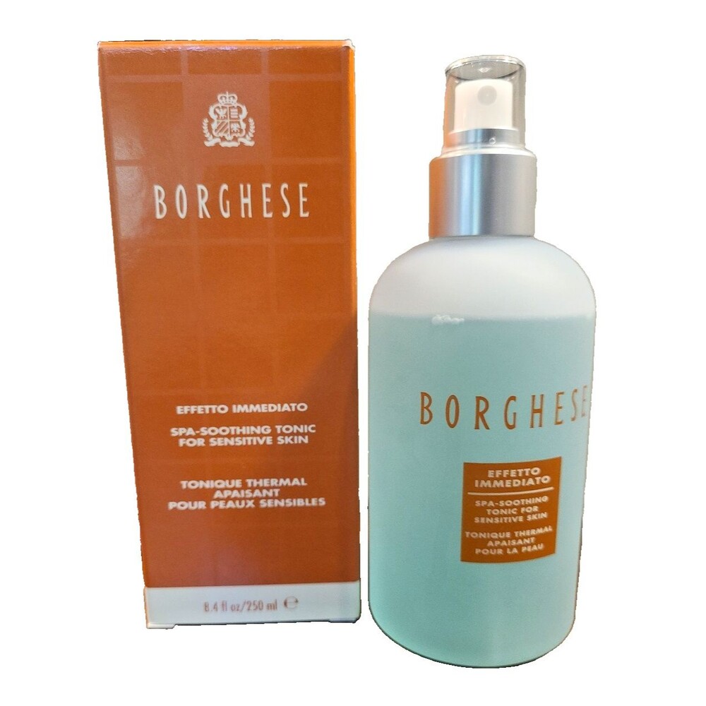 SHELFWARE Borghese Effetto Immediato Spa Soothing Tonic – 8.4 fl oz / 250 ml NOS